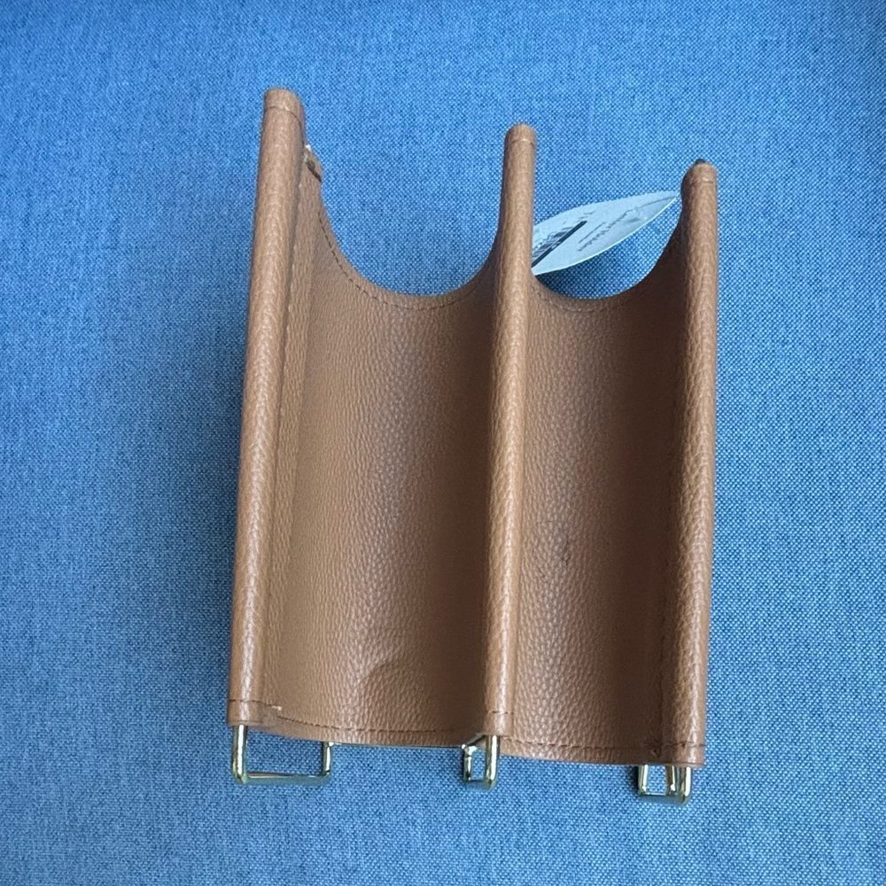 Threshold Tan Leather Letter Holder